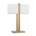 121991 Seattle Table Lamp Brass Ivory