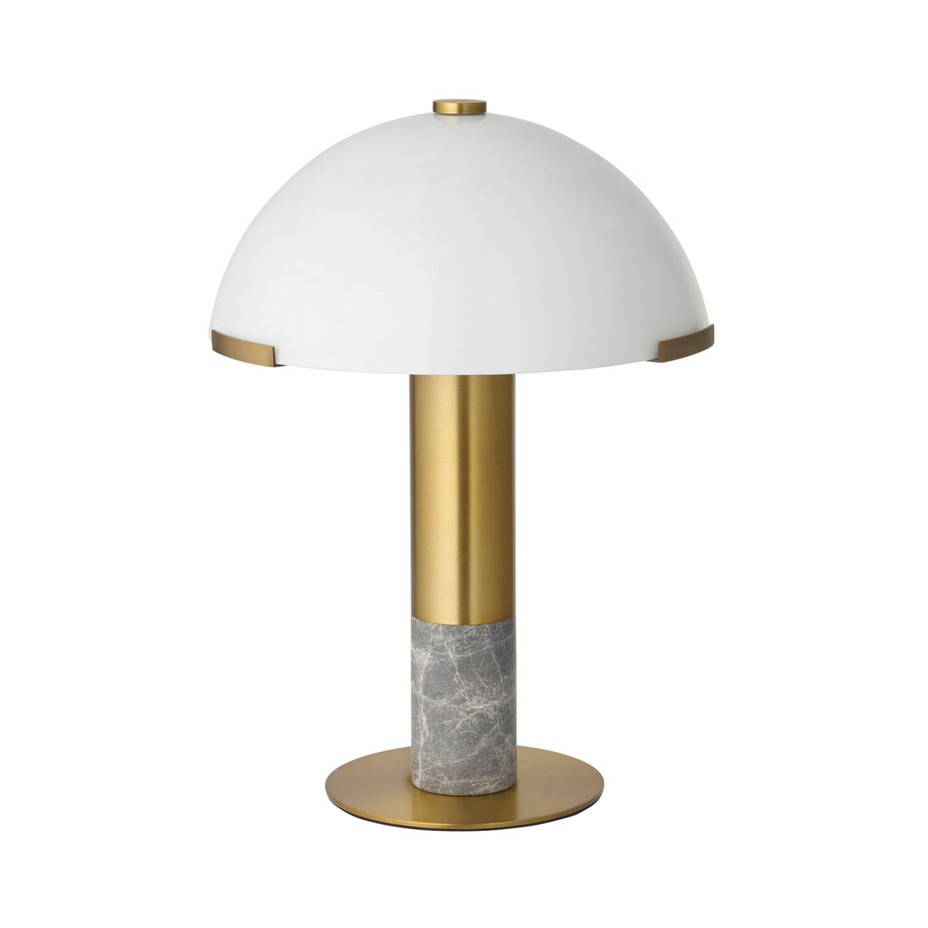 122008 Hansel 2 Light Table Lamp Brass Grey