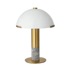 122008 Hansel 2 Light Table Lamp Brass Grey