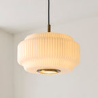 122052 Evora Pendant Brass Opal