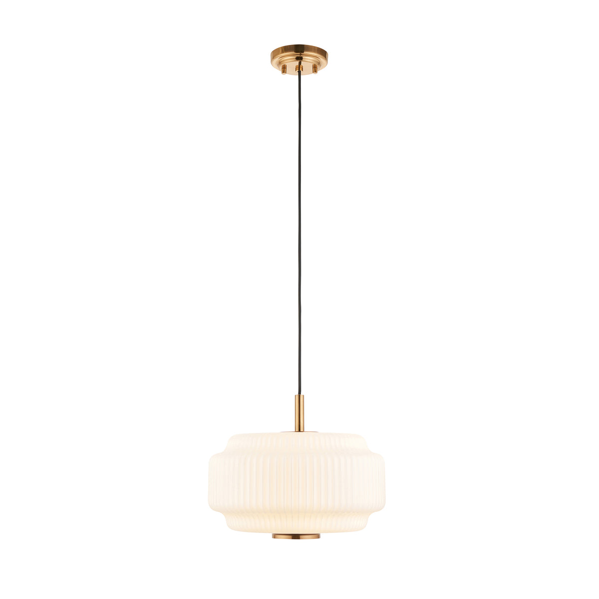 122052 Evora Pendant Brass Opal