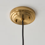 122054 Evora Pendant Brass Opal