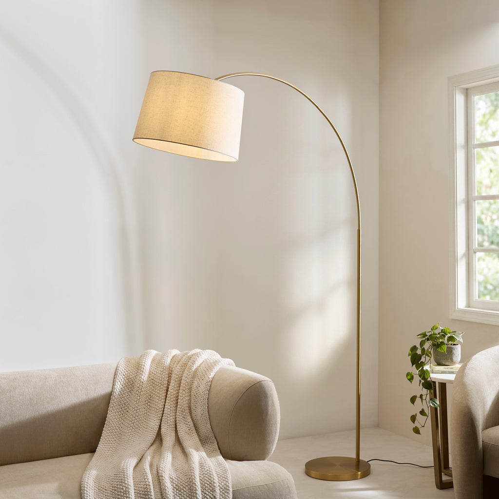 122264 Carlson XL Floor Lamp Brass