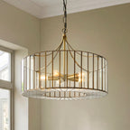 122555 Antalya 5 Light Pendant Brass