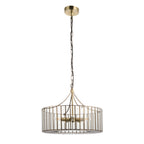 122555 Antalya 5 Light Pendant Brass