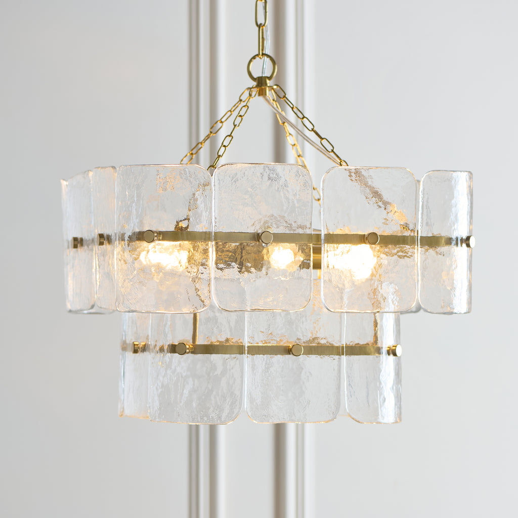 122738 Venice 4 Light Pendant Brass