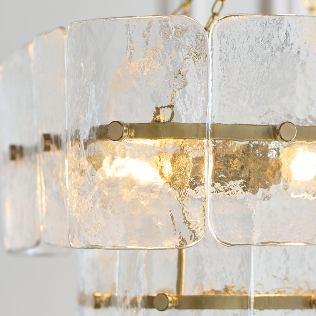 122738 Venice 4 Light Pendant Brass