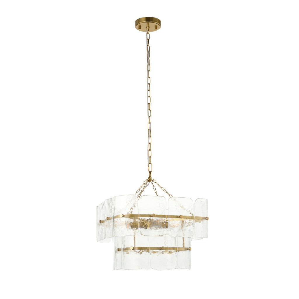 122738 Venice 4 Light Pendant Brass