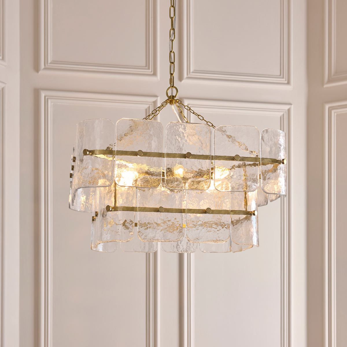 122739 Venice 6 Light Pendant Brass