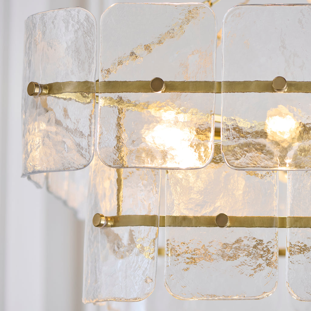 122739 Venice 6 Light Pendant Brass