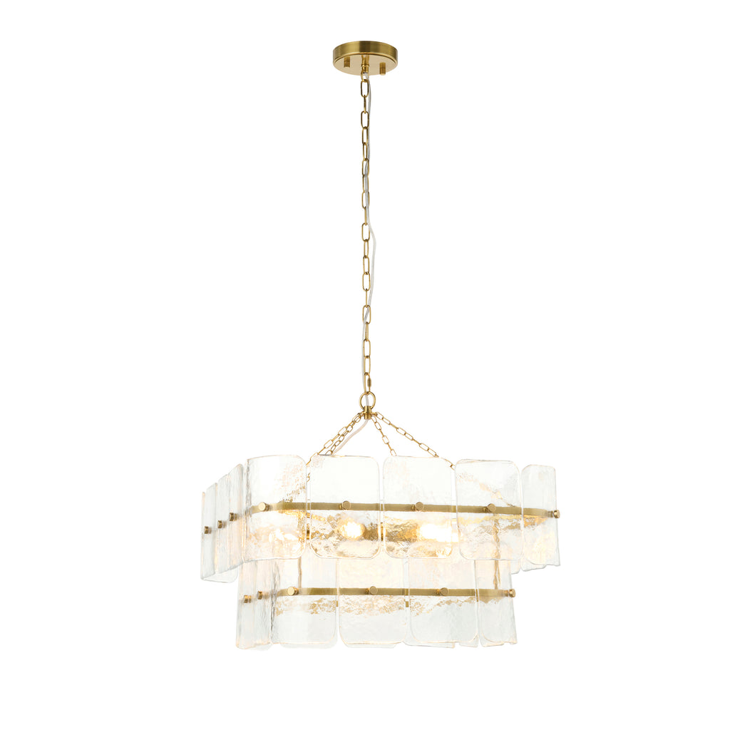 122739 Venice 6 Light Pendant Brass