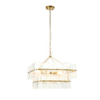 122739 Venice 6 Light Pendant Brass