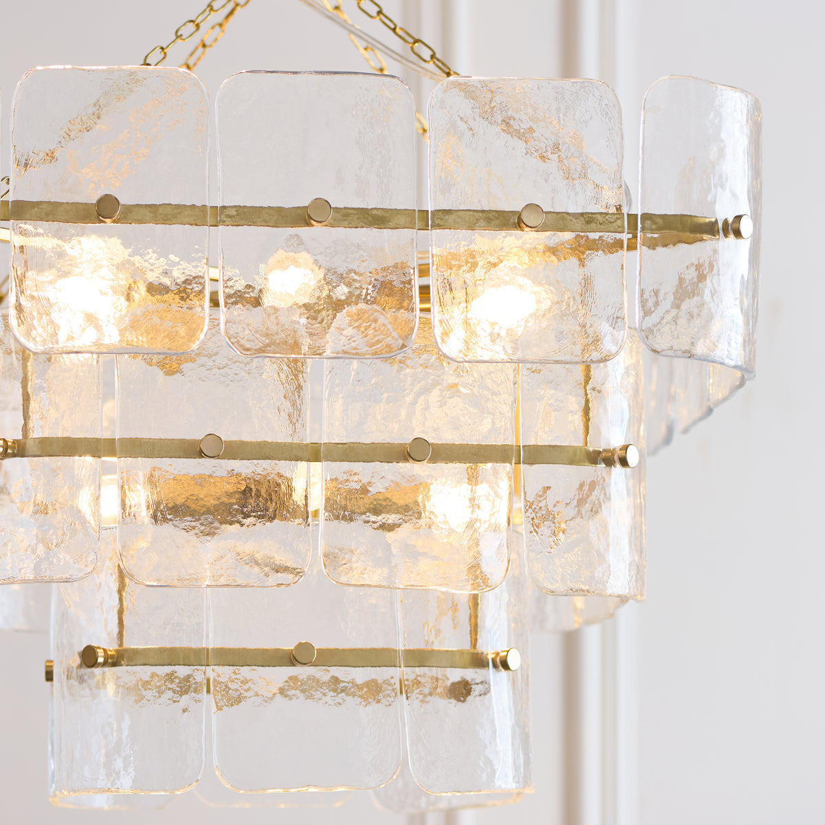 122740 Venice 10 Light Pendant Brass