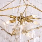 122740 Venice 10 Light Pendant Brass