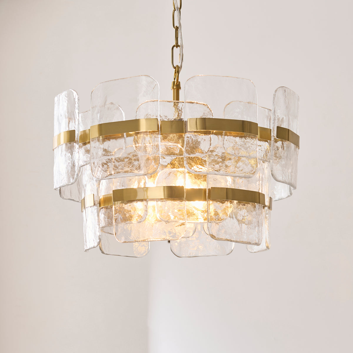 122765 Ancara 3 Light Pendant Brass