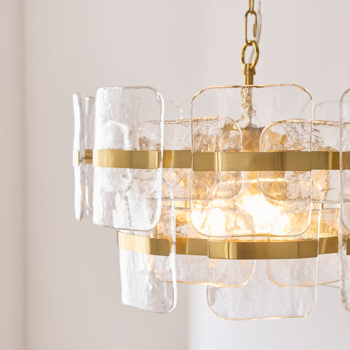 122765 Ancara 3 Light Pendant Brass