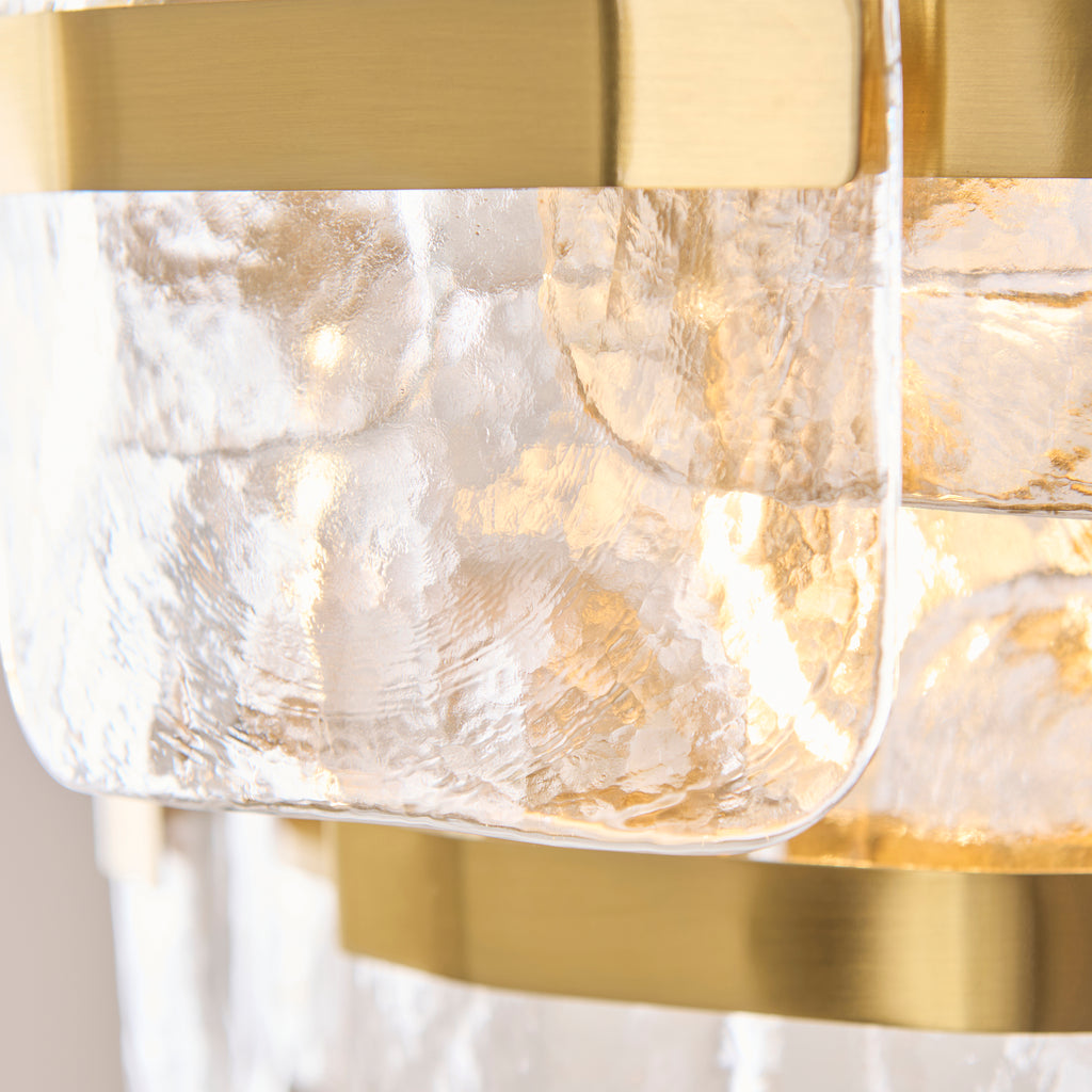 122765 Ancara 3 Light Pendant Brass