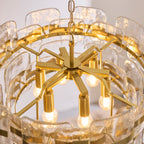 122766 Ancara 6 Light Pendant Brass