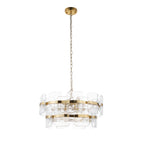 122766 Ancara 6 Light Pendant Brass