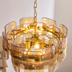 122776 Ancara 3 Light Pendant Brass Champagne