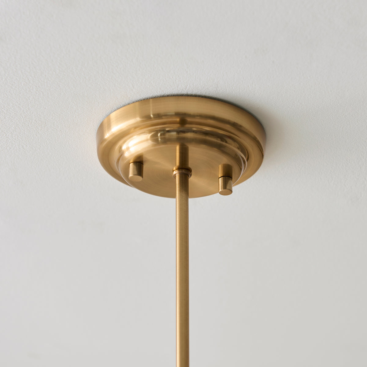 122785 Evora 5 Light Pendant Brass Opal