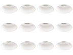 1248017 Astro Trimless Slimline Round Fixed Fire-Rated IP65 Bathroom Downlight Matt White — Pack of 12- £40.64 each