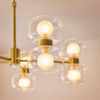 124805 Rossano 10 Light Pendant Brass