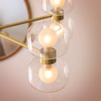 124805 Rossano 10 Light Pendant Brass