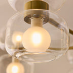 124805 Rossano 10 Light Pendant Brass