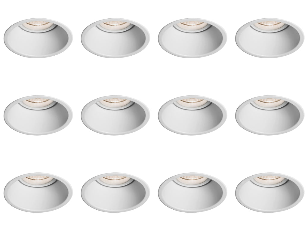 1249002 Astro Minima Round Fixed Indoor Downlight Matt White — Pack of 12 - £9.14 each