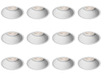 1249002 Astro Minima Round Fixed Indoor Downlight Matt White — Pack of 12 - £9.14 each