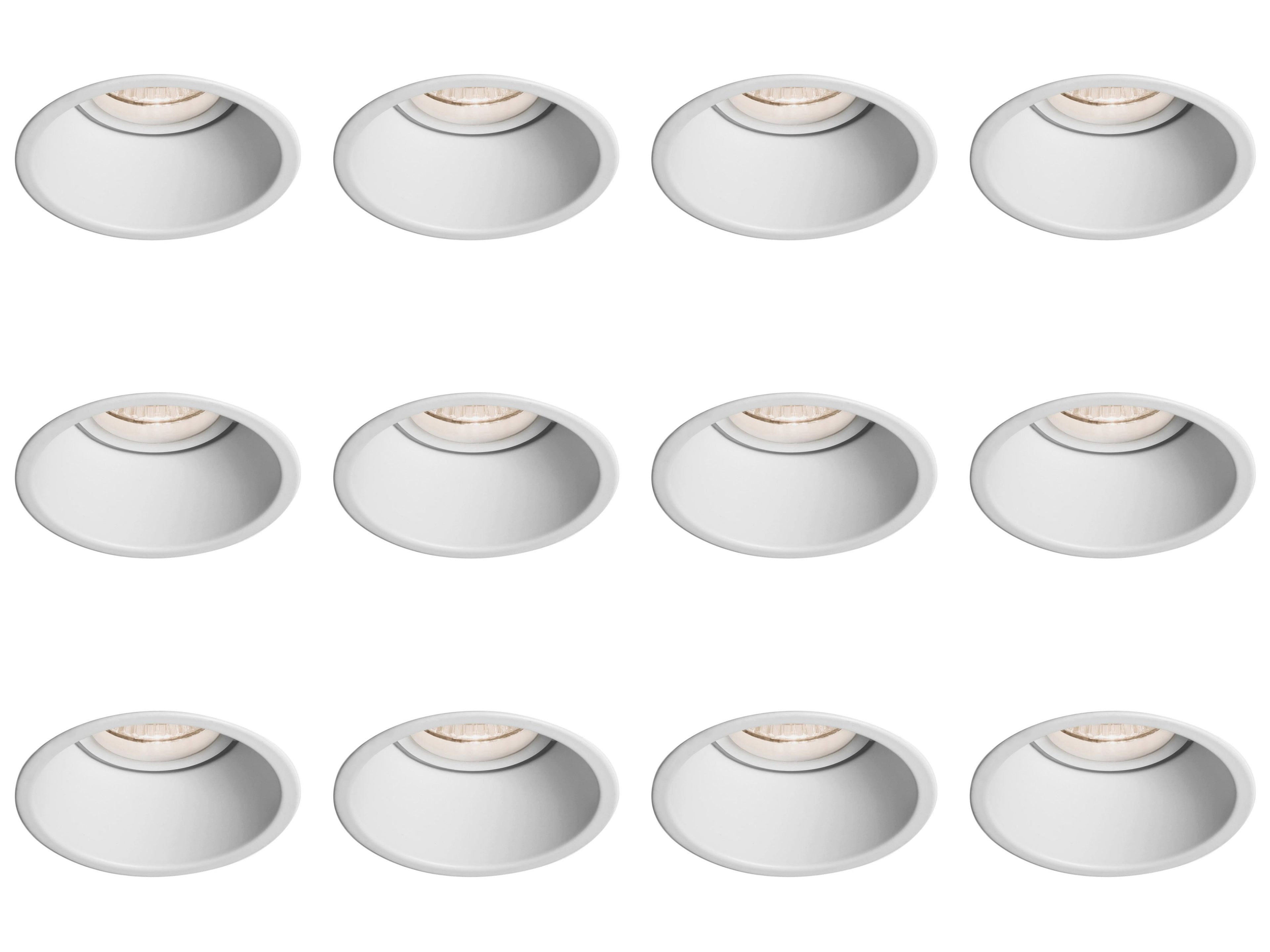 1249002 Astro Minima Round Fixed Indoor Downlight Matt White — Pack of 12 - £9.14 each