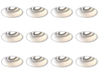 1249003 Astro Minima Round Adjustable Indoor Downlight Matt White — Pack of 12 - £9.60 each