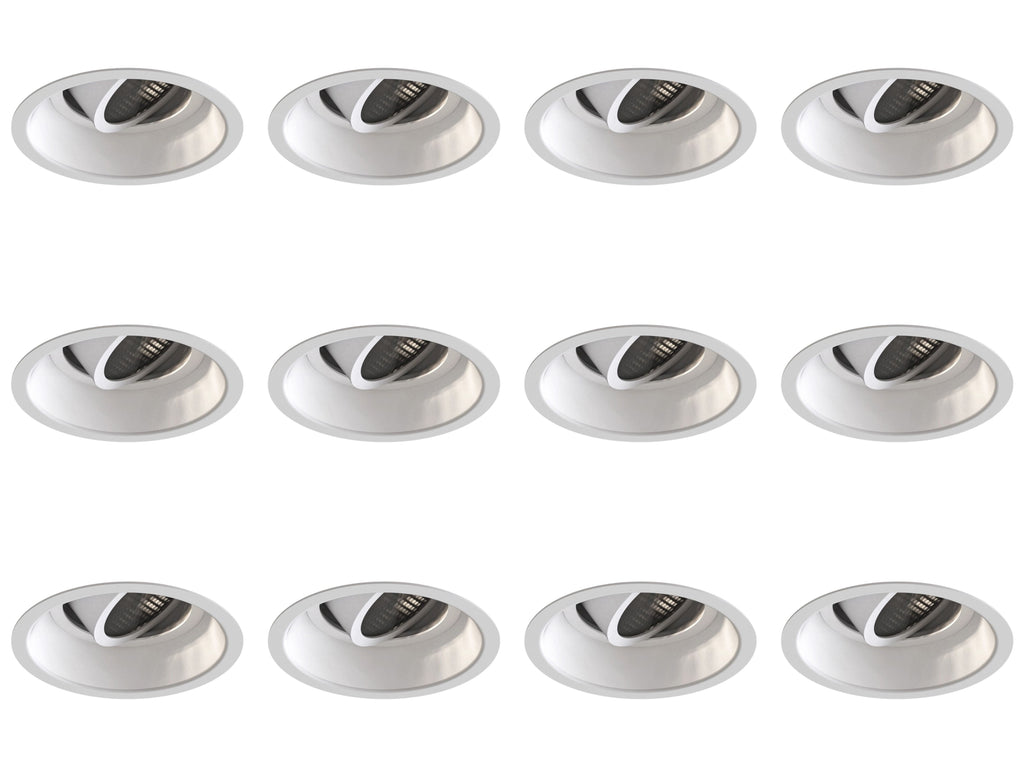 1249040 Astro Minima Slimline Round Adjustable Fire-Rated Downlight Matt White — Pack of 12- £19.64 each