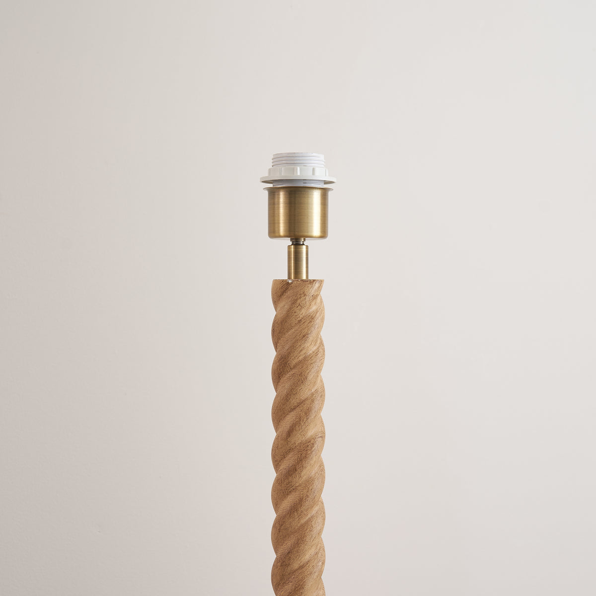 125401 Twist & ZigZag 40cm Floor Lamp Wood Grey