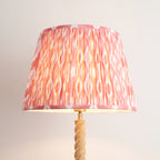 125402 Twist & Ikat 40cm Floor Lamp Wood Pink