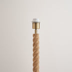 125402 Twist & Ikat 40cm Floor Lamp Wood Pink