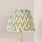 125405 Twist & ZigZag 40cm Floor Lamp White Green