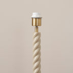 125405 Twist & ZigZag 40cm Floor Lamp White Green