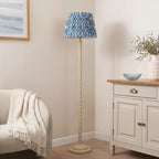 125406 Twist & Ikat 40cm Floor Lamp White Blue