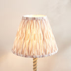 125414 Twist & Ikat 25cm Table Lamp White