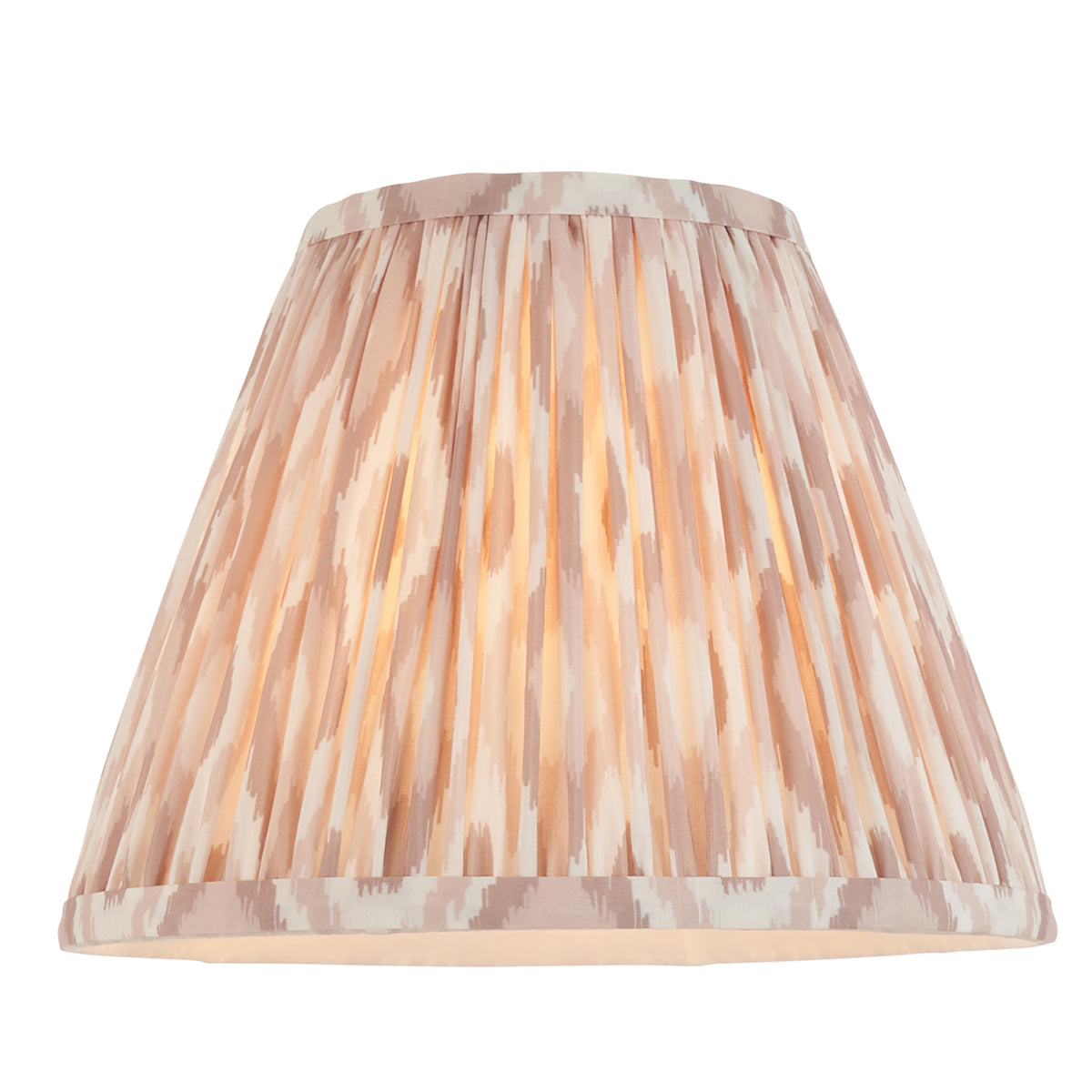 125414 Twist & Ikat 25cm Table Lamp White