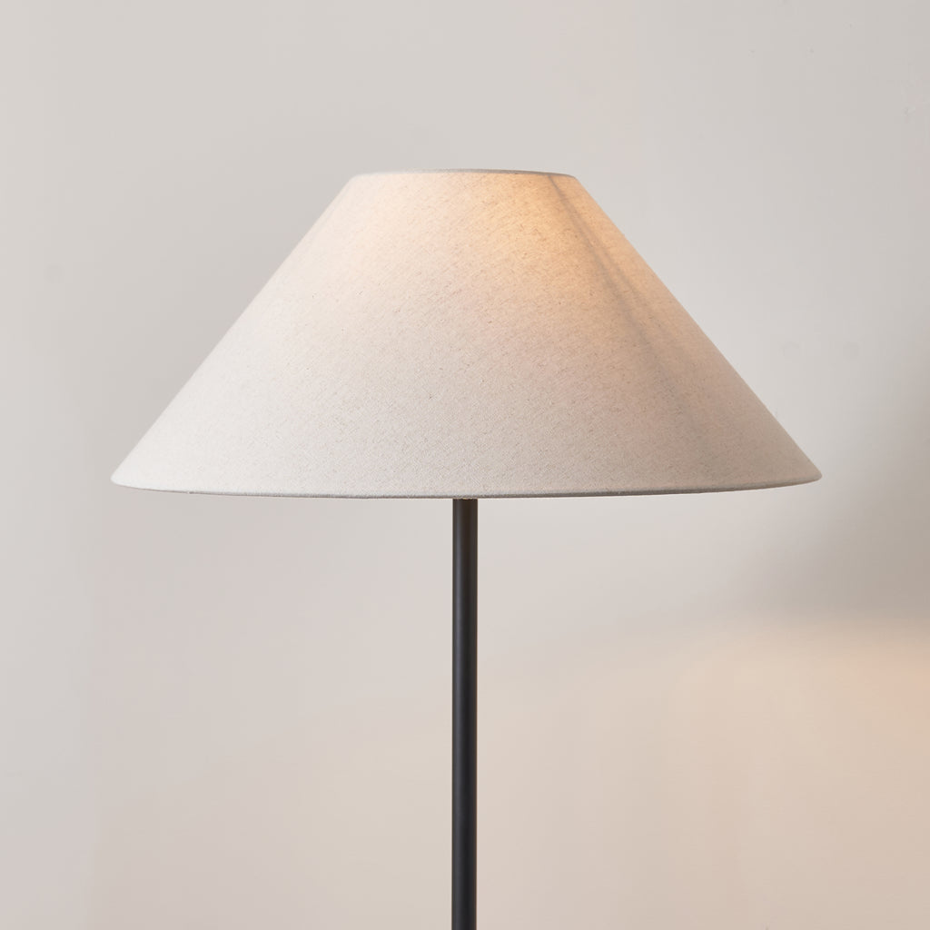 125415 Arlo & Avalon 52cm Floor Lamp Black