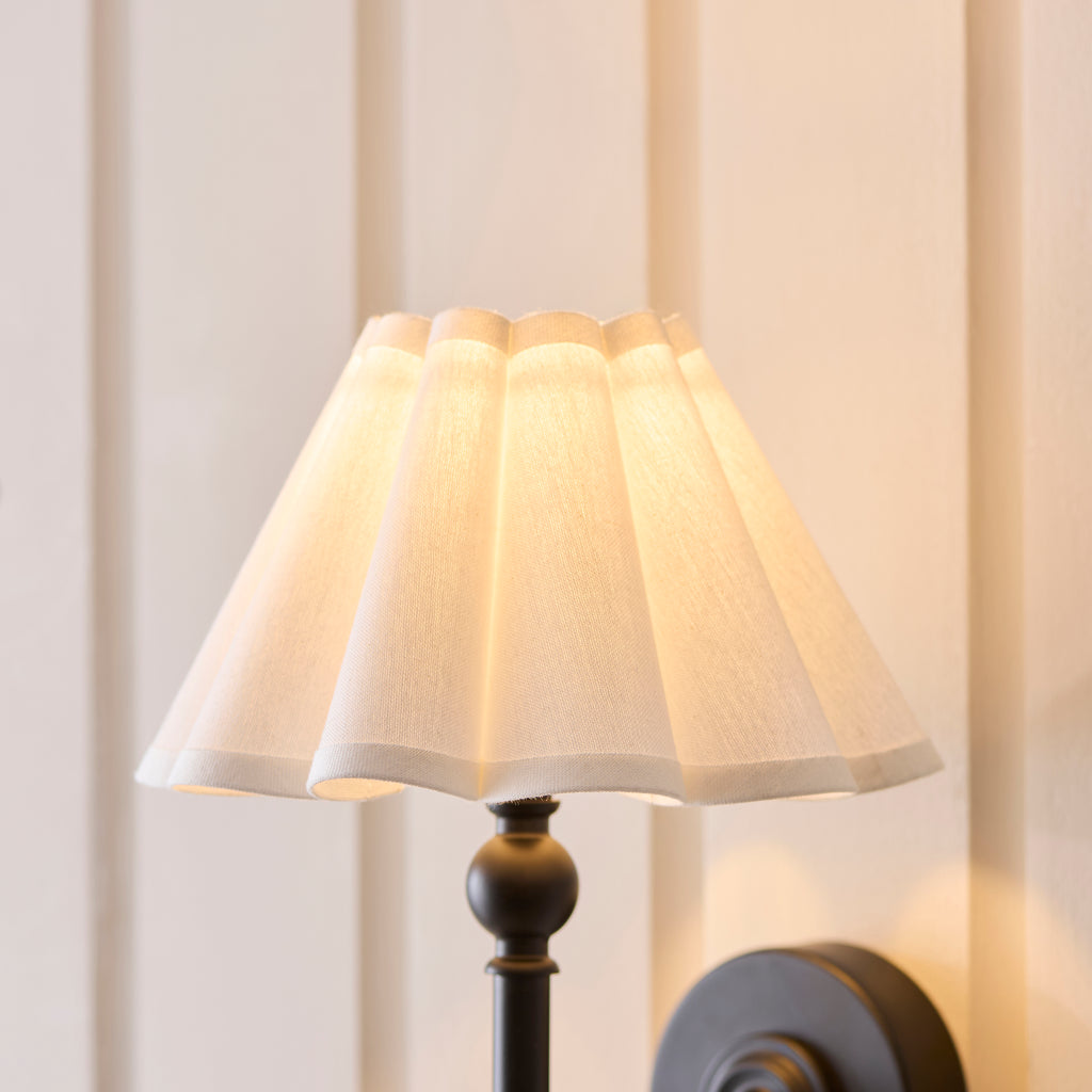 125424 Sylvie Wall Light Black