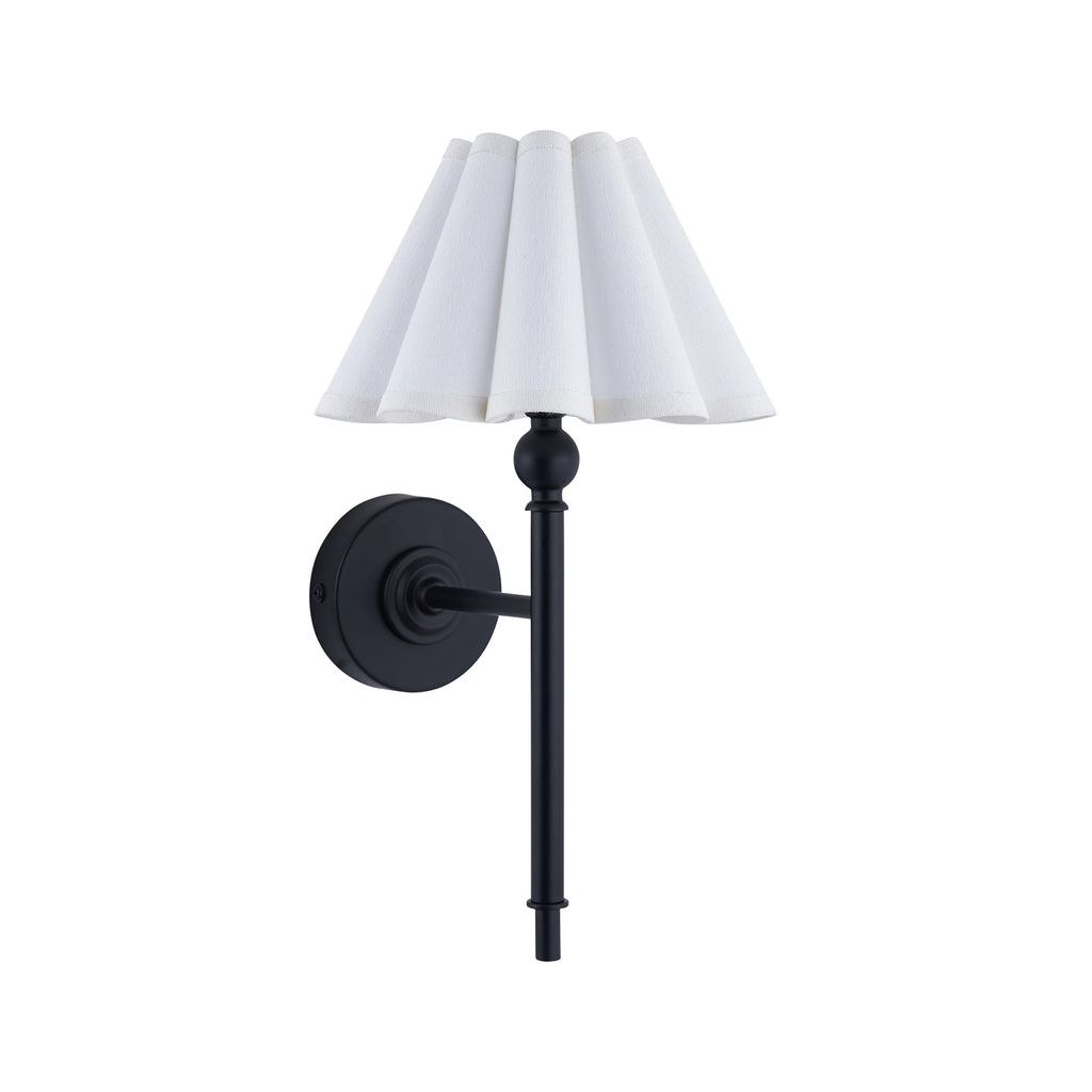 125424 Sylvie Wall Light Black