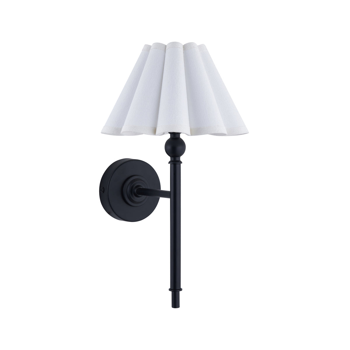 125424 Sylvie Wall Light Black