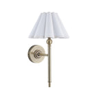 125425 Sylvie Wall Light Brass White