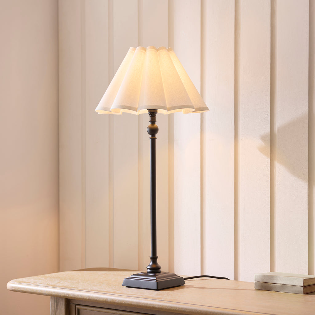 125426 Sylvie Table Lamp Black
