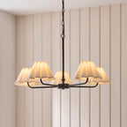 125430 Sylvie 5 Light Pendant Black