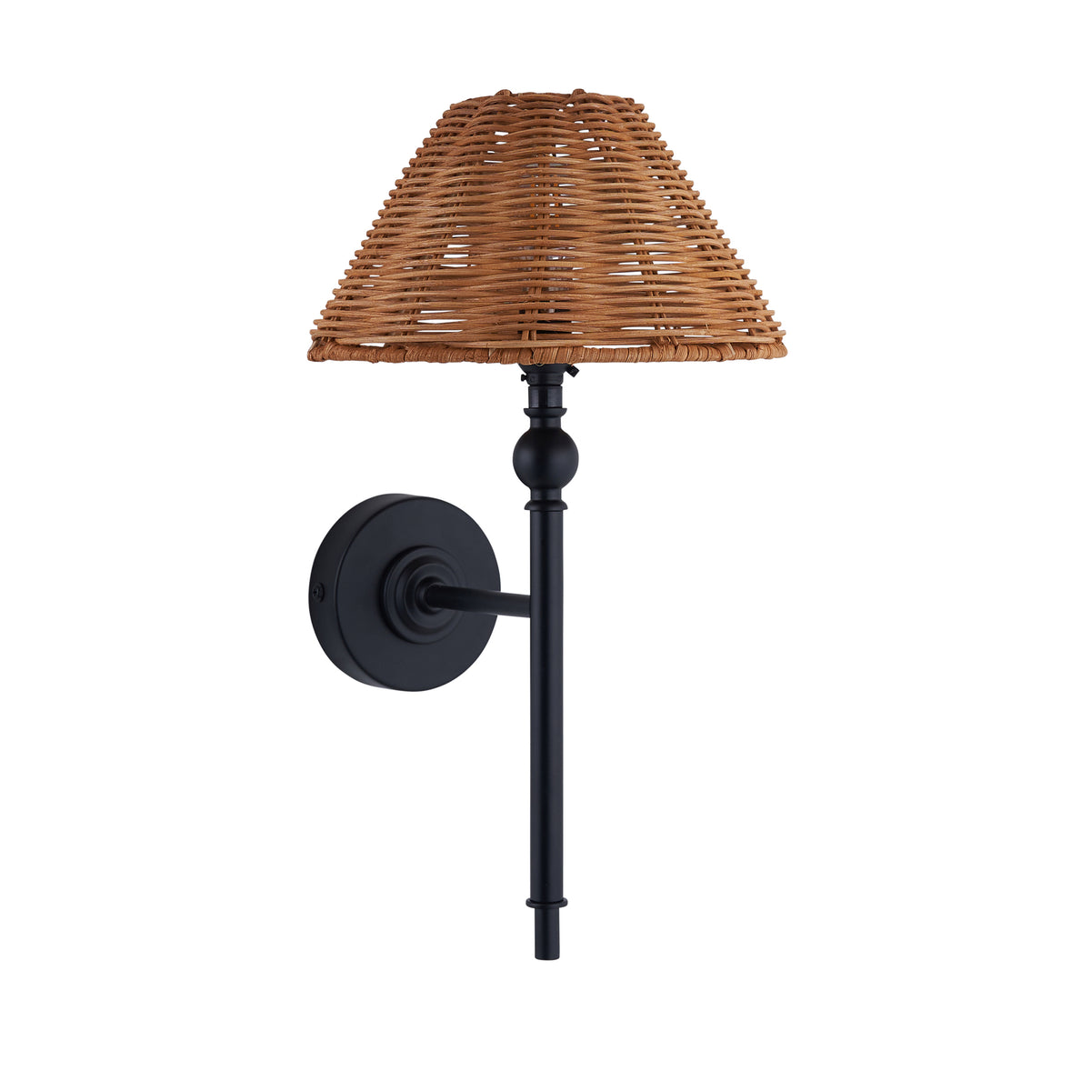 125439 Jericho Wall Light Black